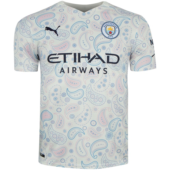 Camisa Manchester City III 20/21 Puma - Masculina - Foto 1