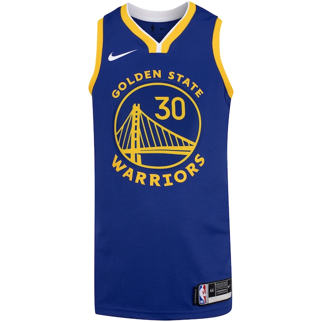 Camiseta Regata Nike NBA Golden State Warriors Stephen Curry Swingman - Foto 1