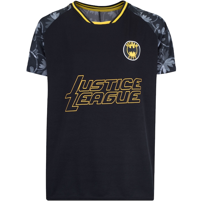 Camiseta do Batman Liga da Justiça Fardamento - Infantil - Foto 1