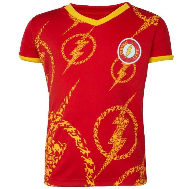 Camiseta Liga da Justiça Flash Fard - Infantil - Foto 1