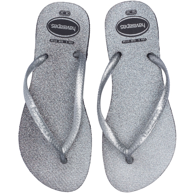 Chinelo Havaianas Slim Gloss - Feminino - Foto 1