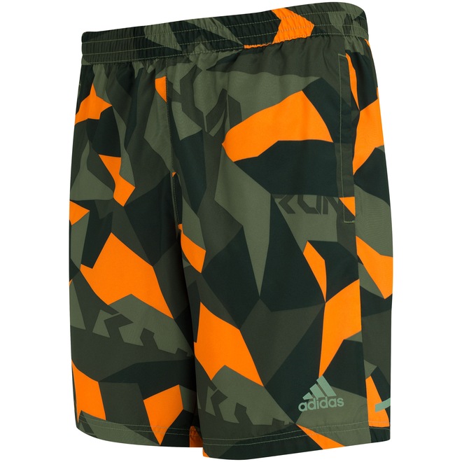 Bermuda adidas Run It Camouflage - Masculina - Foto 1