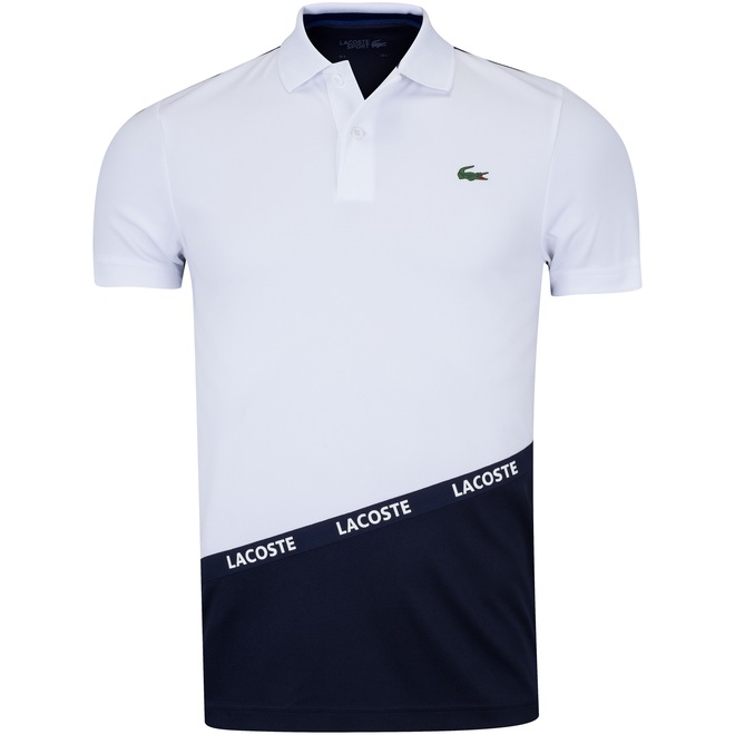 Camisa Polo com Proteção Solar UV Lacoste Sport Signature - Masculina - Foto 1