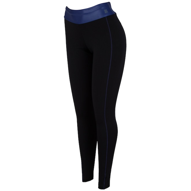 Calça Legging Oxer Cós Vivo Cirre - Feminina - Foto 1