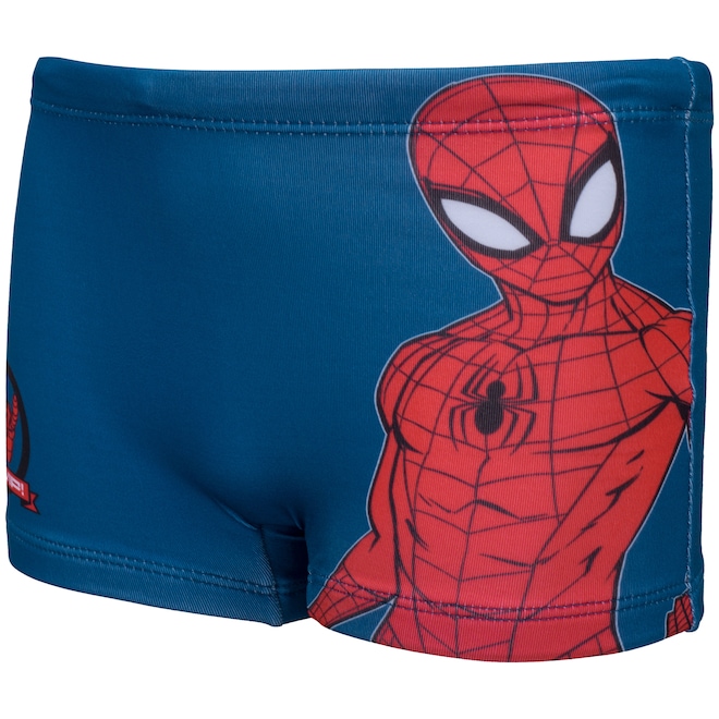 Sunga Boxer Marvel Homem Aranha - Infantil - Foto 1