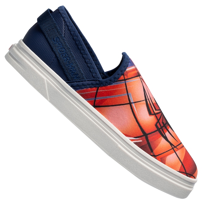 Tênis Infantil Grendene Slip-On Marvel Homem-Aranha - Foto 1