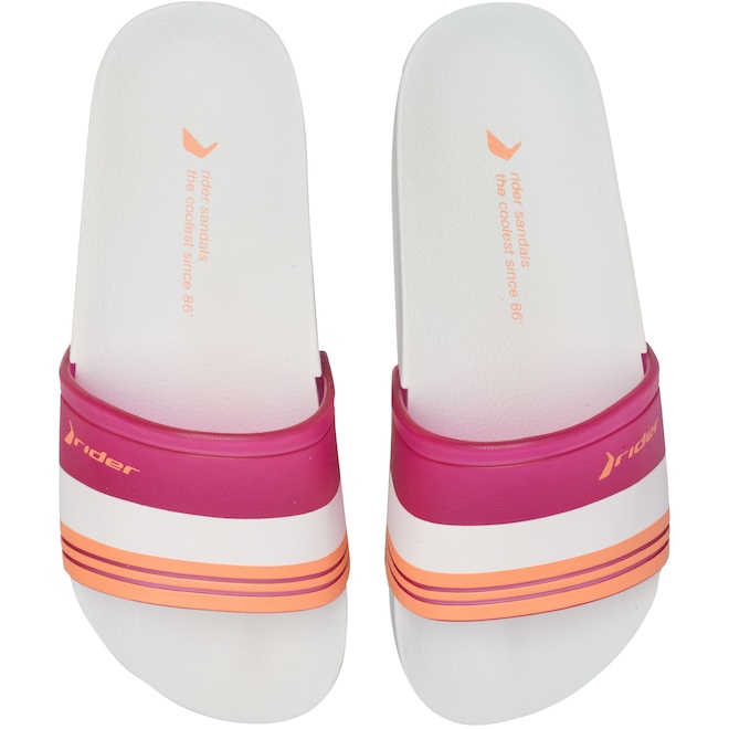 Chinelo Grendene Rider Full 86 MGZN - Slide - Feminino - Foto 1