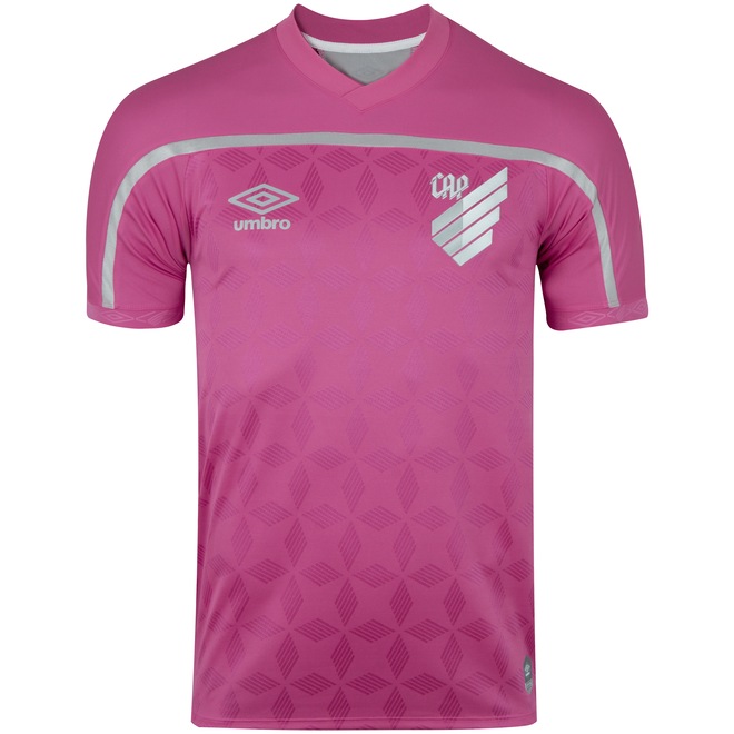 Camisa do Atlético-PR 2020 Outubro Rosa Umbro - Masculina - Foto 1