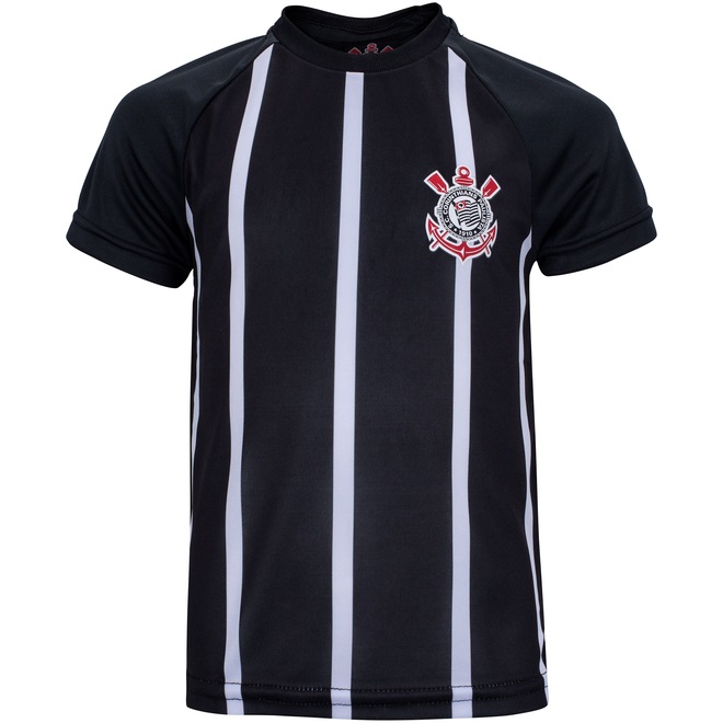 Camiseta do Corinthians Stripes Xps - Infantil - Foto 1
