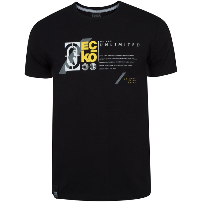 Camiseta Ecko Básica Estampada K249A - Masculina - Foto 1