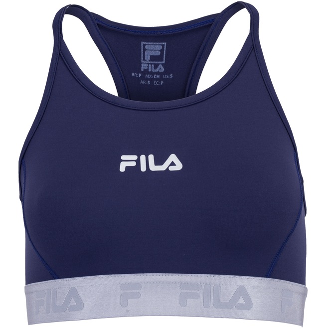 Top Fitness com Proteção Solar UV Fila Elastic Antiviral - Adulto - Foto 1