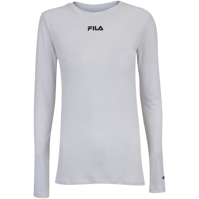 Camiseta Manga Longa Fila Bio Antiviral - Feminina - Foto 1