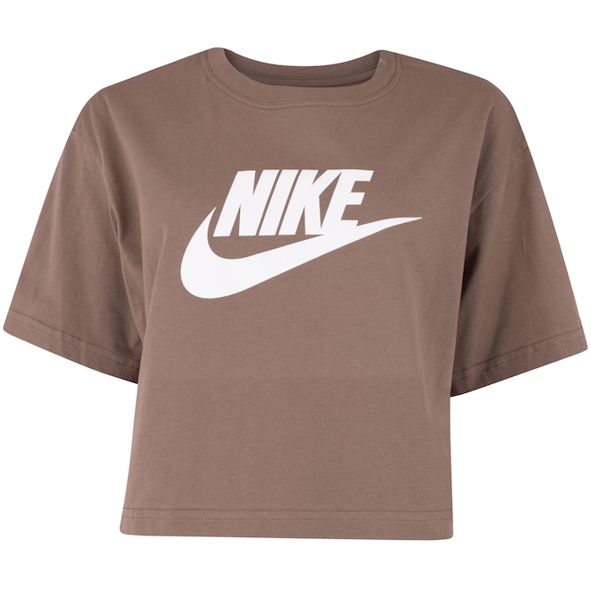 Blusa Cropped Nike Tee Sportswear Essential - Feminina - Foto 1