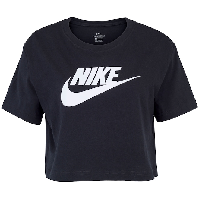 Blusa Cropped Nike Tee Sportswear Essential - Feminina - Foto 1