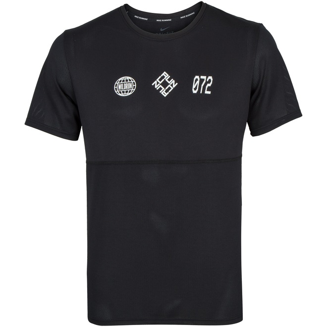 Camiseta Nike Dry Fit Breath Run Top SS Wild Run GX - Masculina - Foto 1