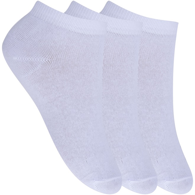 Kit de Meias Sapatilha Oxer com 3 Pares - 27 a 30 - Infantil - Foto 1