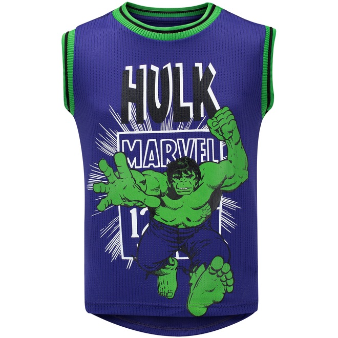Camiseta Regata Basquete Marvel Hulk - Infantil - Foto 1