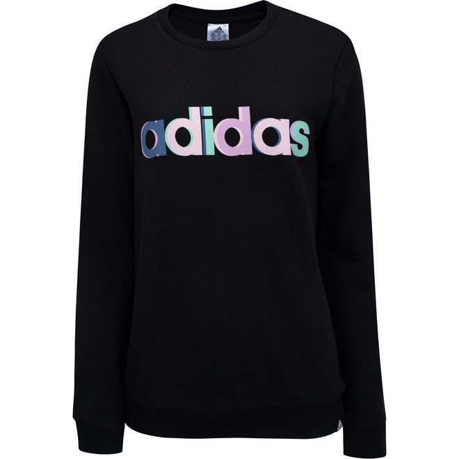 Blusão adidas Feminino Essentials Linear Graphic - Foto 1