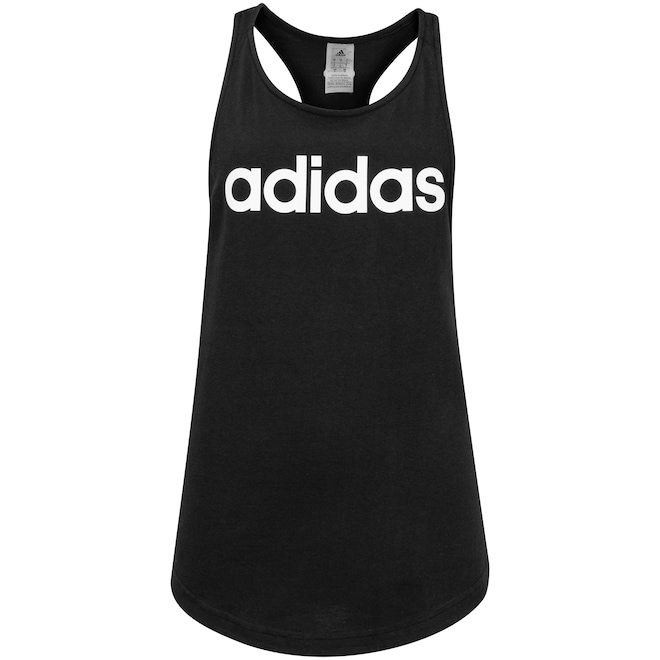 Camiseta Regata adidas Logo Linear - Feminina - Foto 1