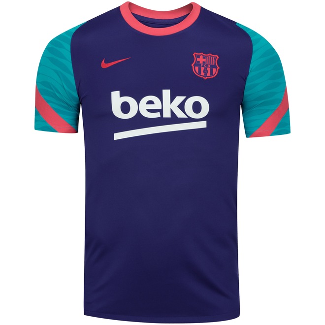 Camisa de Treino Nike Barcelona 20/21- Masculina - Foto 1