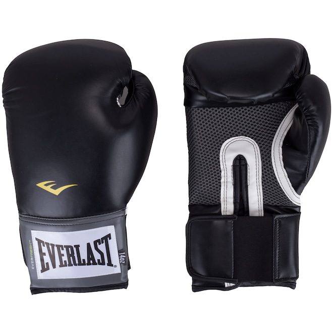 Luvas de Boxe Everlast Pro Style - 14 OZ - Adulto - Foto 1