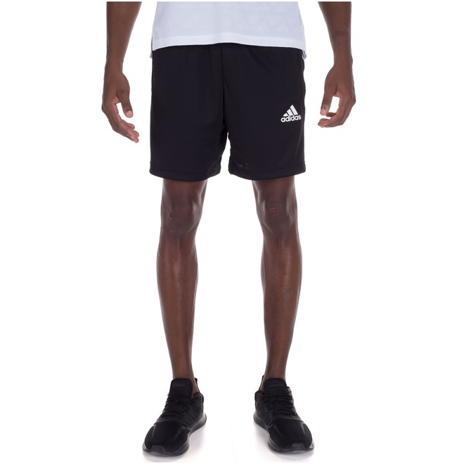 Bermuda adidas D2M 3 Stripes - Masculina - Foto 2