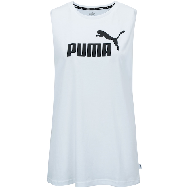 Camiseta Regata Puma Essentials Cut Off Logo Tank - Feminina - Foto 2
