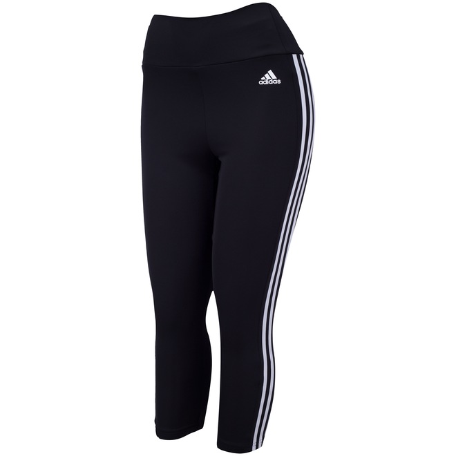 Calça Legging adidas 3 Listras Aeroready 3/4 - Feminina - Foto 1