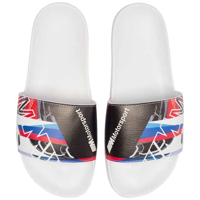 Chinelo Puma BMW MMS Graphic Leadcat - Slide - Masculino - Foto 1