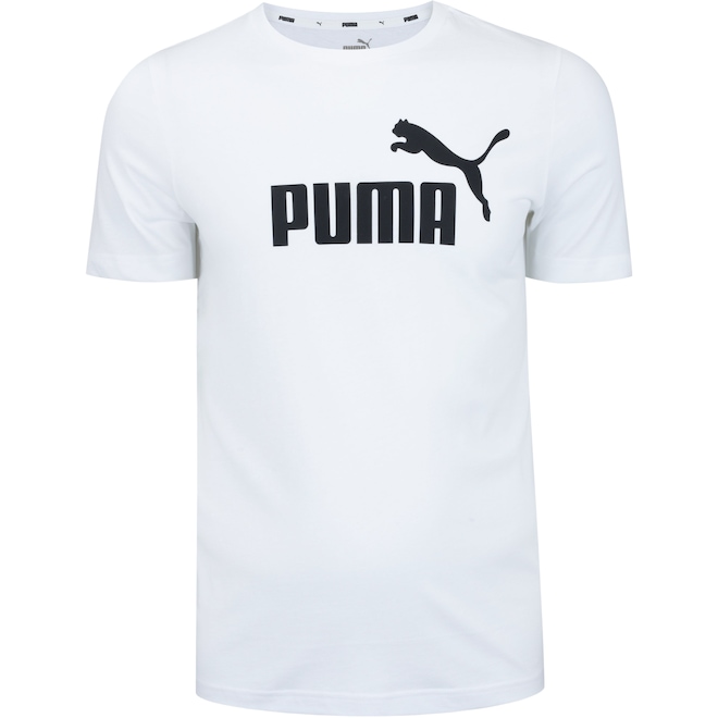Camiseta Puma Manga Curta Essentials Logo Tee - Masculina - Foto 1
