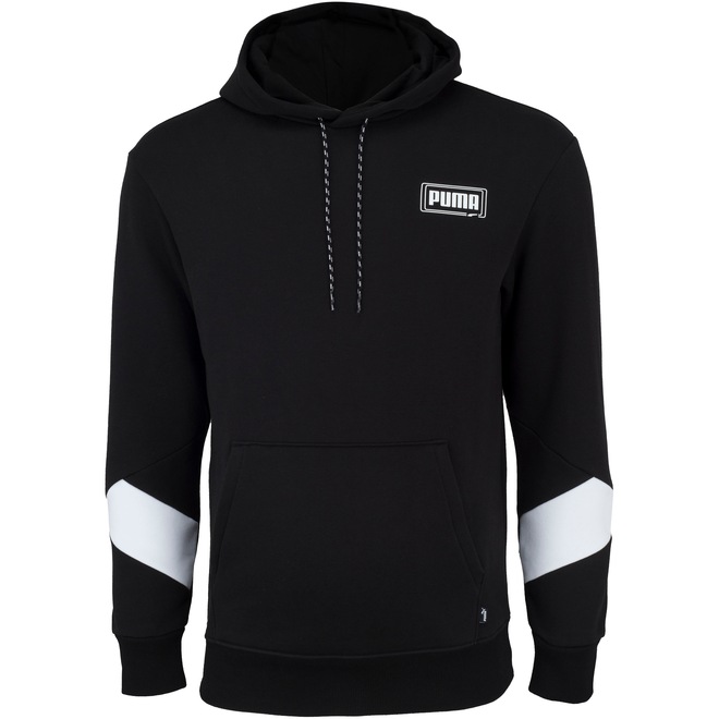 Blusão Puma Masculino com Capuz Rebel Hoodie Block FI - Foto 2
