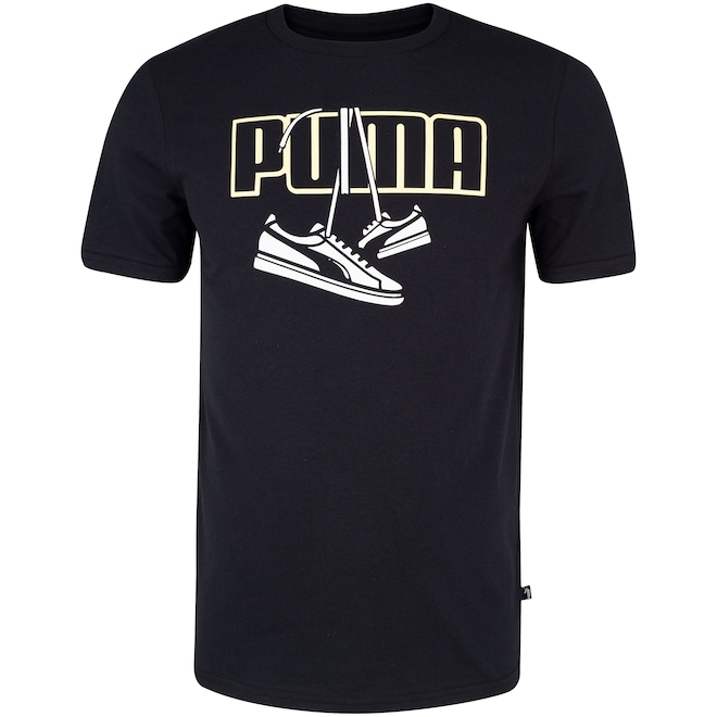 Camiseta Puma Manga Curta Sneaker Inspired Tee - Masculina - Foto 2