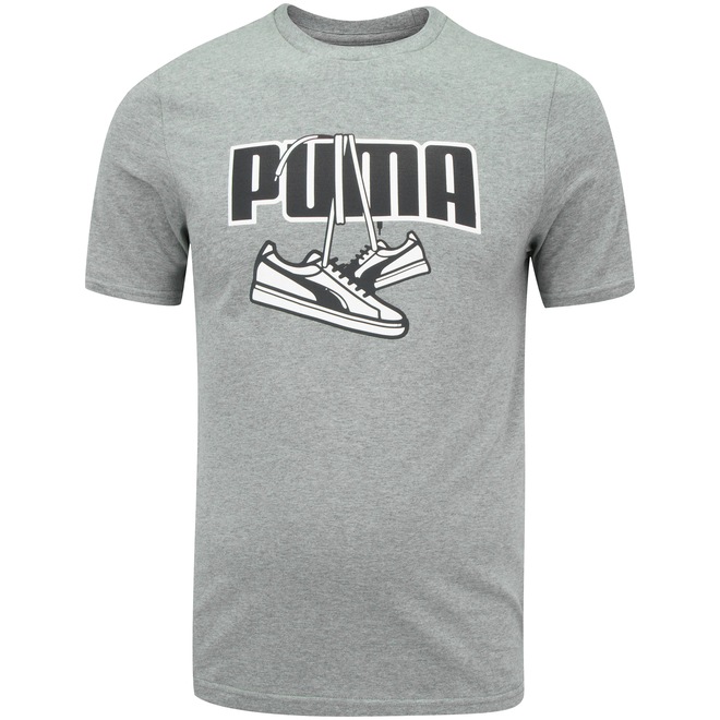 Camiseta Puma Manga Curta Sneaker Inspired Tee - Masculina - Foto 2
