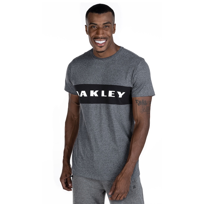 Camiseta Oakley Manga Curta Sport Tee - Masculina - Foto 1