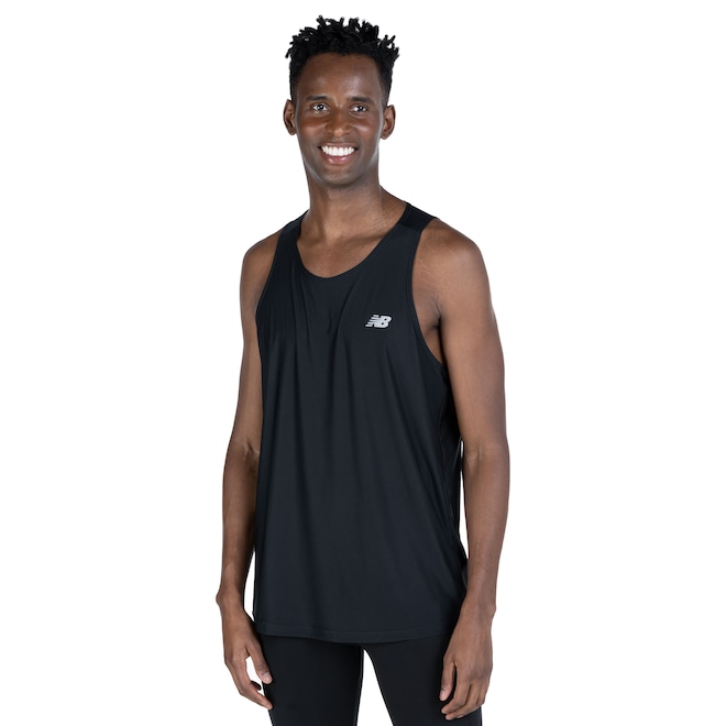 Camiseta Regata Masculina New Balance Accelerate - Foto 2