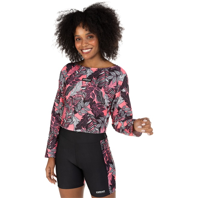 Blusa Feminina Manga Longa Cropped Colcci Estampado - Foto 2