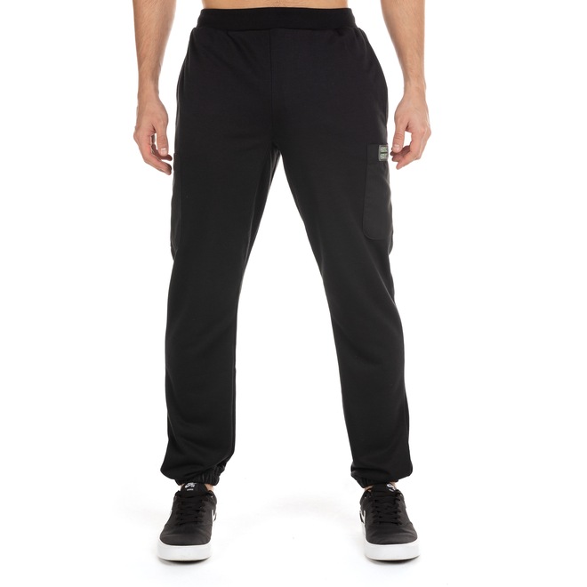 Calça Masculina Malha Pesponto Cargo Oxer - Foto 2