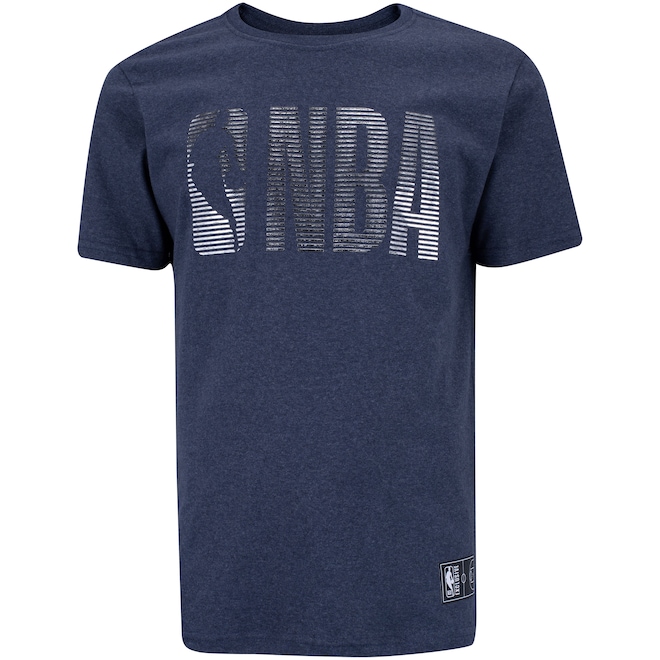 Camiseta NBA Manga Curta Logo Estampada N247A - Masculina - Foto 1