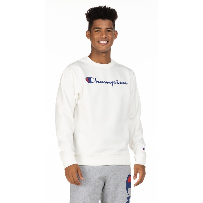 Blusa de Moletom Champion Masculina Gola Careca - Foto 2