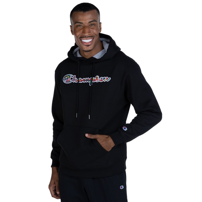 Blusa de Moletom Champion Masculina com Capuz Canguru - Foto 1