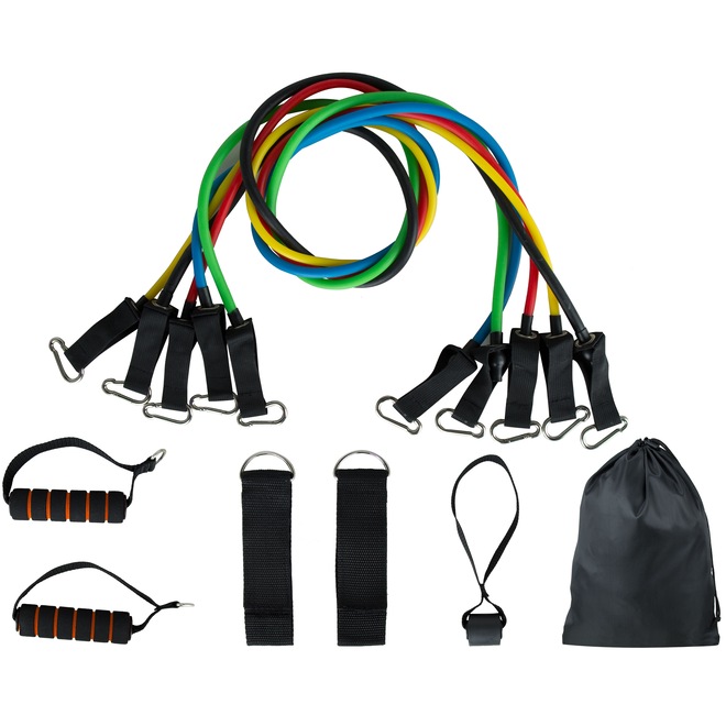 Kit Elástico Extensor Ahead - 11 Peças - Foto 1