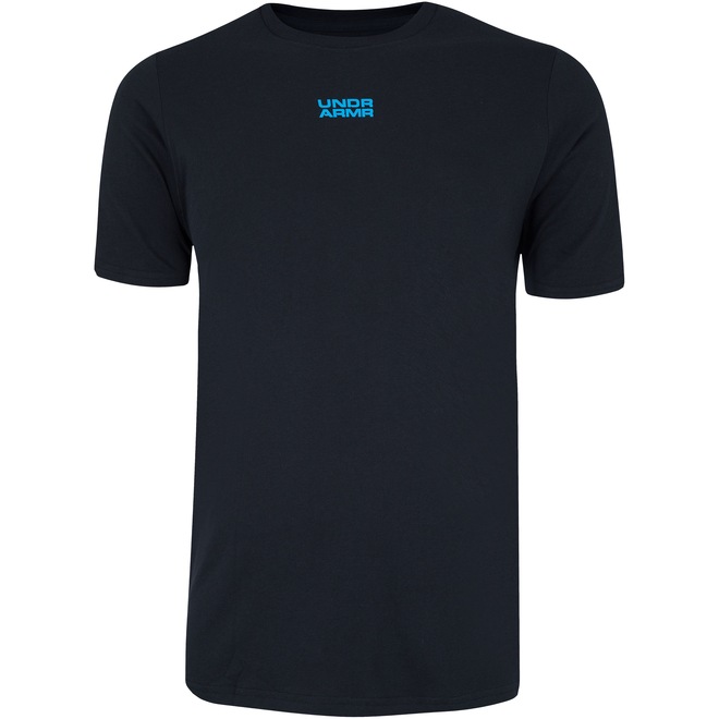 Camiseta Under Armour Manga Curta Basket Graphic - Masculina - Foto 1