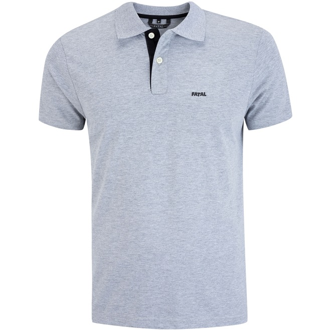 Camisa Polo Fatal Masculina Fashi Basic - Foto 2