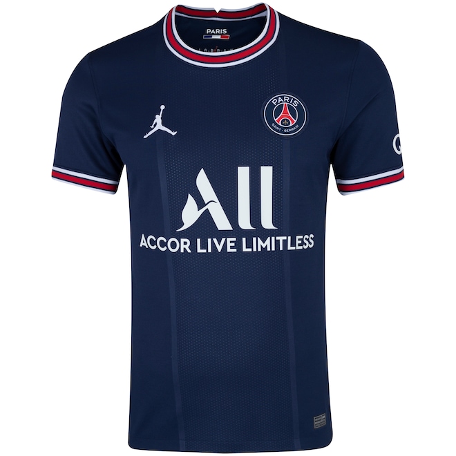 Camisa PSG X Jordan I 21/22 Nike - Masculina - Foto 1