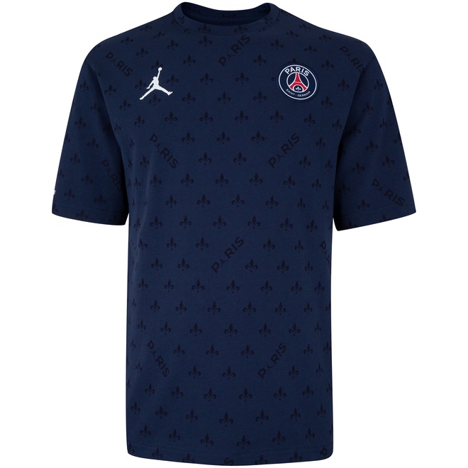 Camiseta PSG X Jordan Nike Manga Curta Statement - Masculina - Foto 1