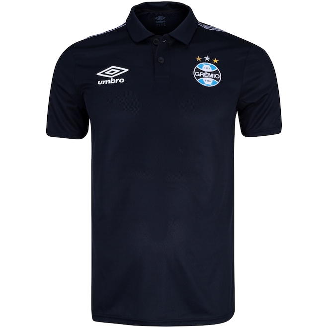 Camisa Polo do Grêmio Masculina Umbro Viagem 21 - Foto 1