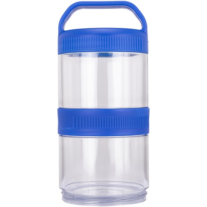 Porta Suplementos Oxer Duas Divisórias - Foto 1