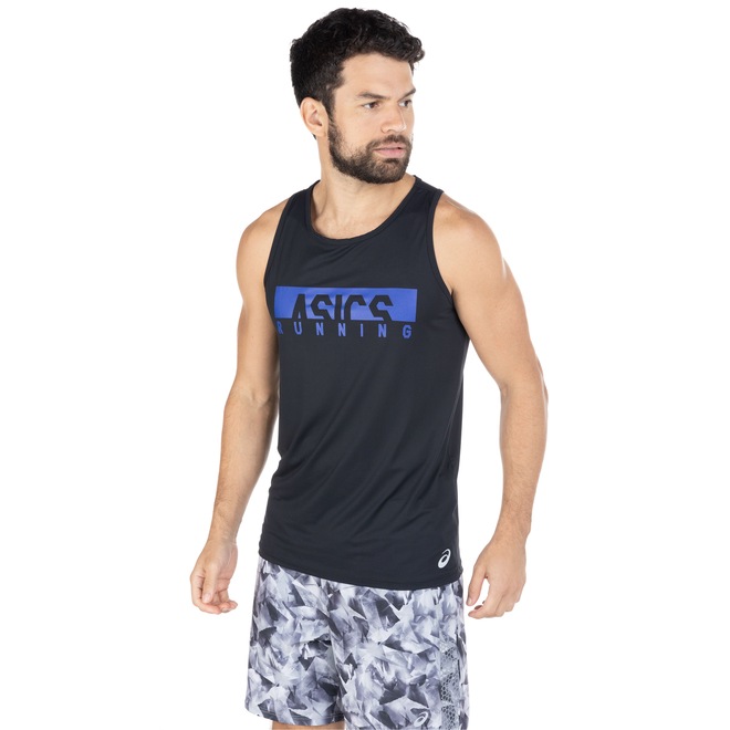 Camiseta Regata Masculina ASICS Running Poliamida - Foto 2