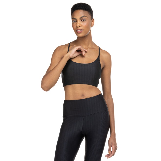 Top Fitness Sem Bojo Oxer Baixa Sustentação Alça Fina Zig - Adulto - Foto 2