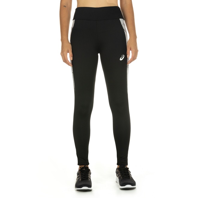 Calça Legging Feminina ASICS Recortes Estampados - Foto 2